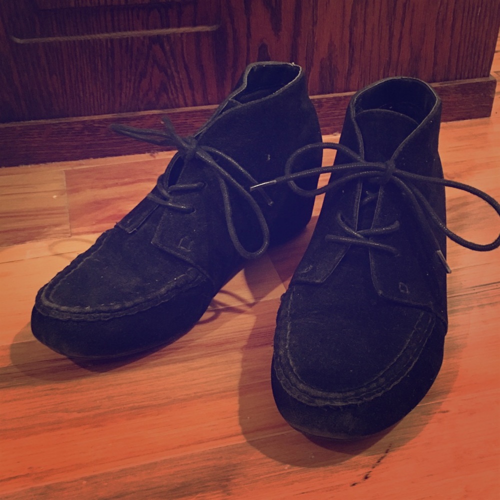 Suede booties